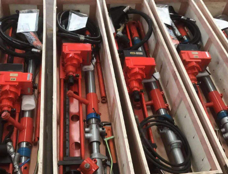 氣動架柱式鉆機(jī)現(xiàn)貨發(fā)，輕便探水鉆機(jī)找啟睿